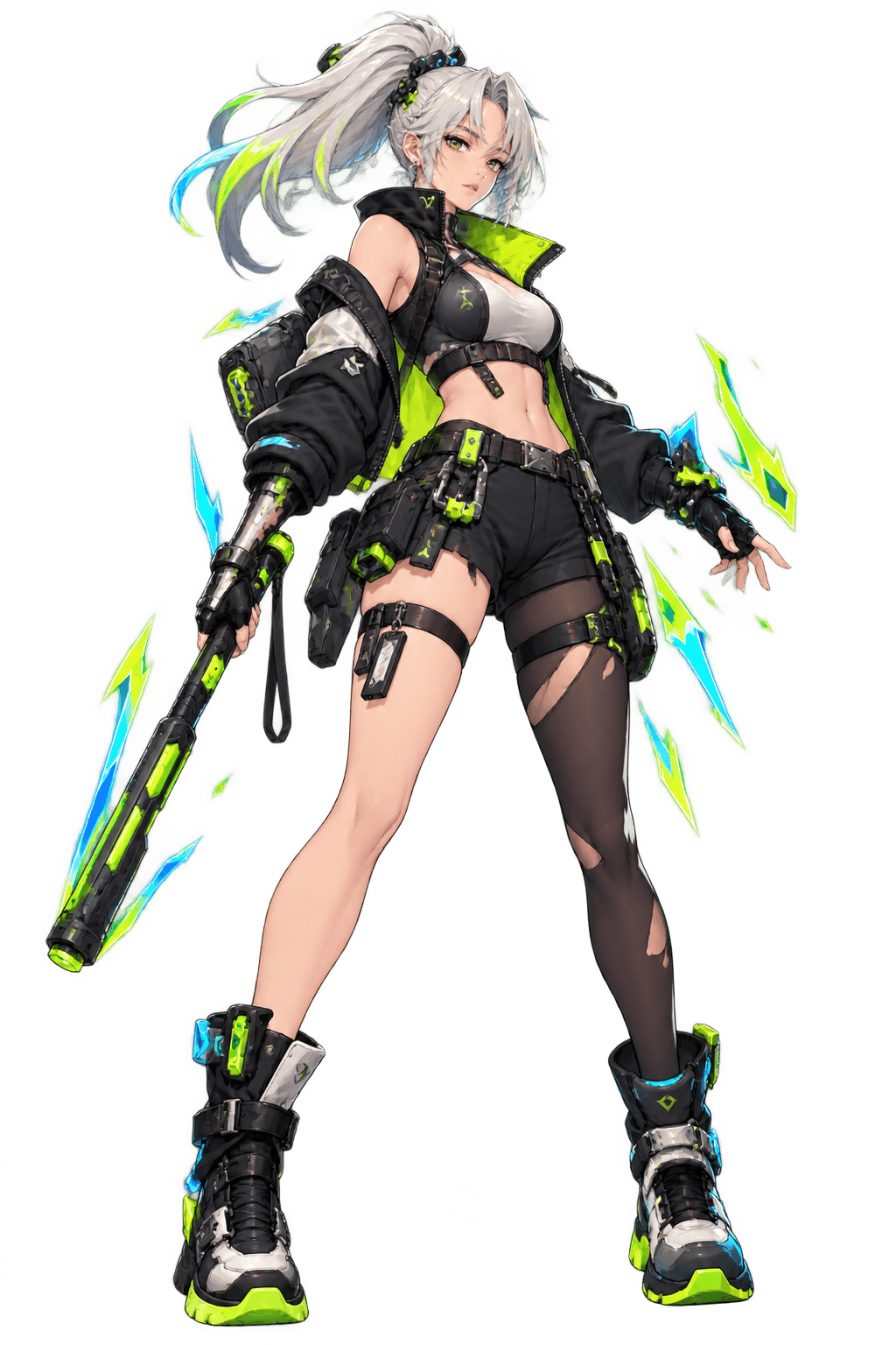 Original New Eridu-inspired urban combat agent